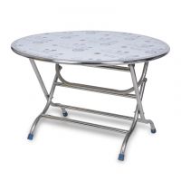 Bàn tròn inox 1m2 - Thiết kế rộng rãi, thích hợp cho người tiêu dùng Việt!