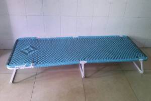 GIƯỜNG NHỎ ( 70 X 180 CM) ĐÀI LOAN SƠN TĨNH ĐIỆN (ỐNG VUÔNG 20 DÀY 0.7MM))