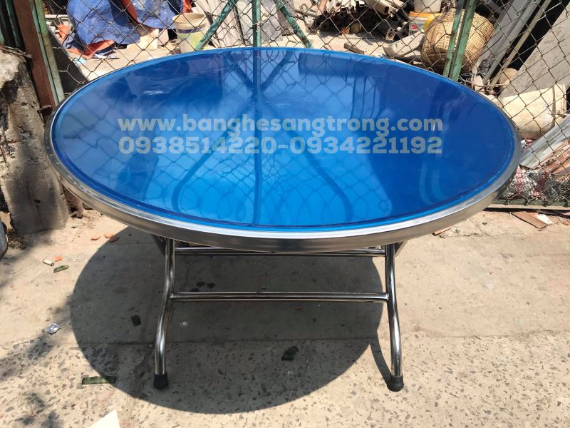 Bàn tròn inox 1m2 - Sự lựa chọn hoàn hảo mà bạn đang tìm kiếm!